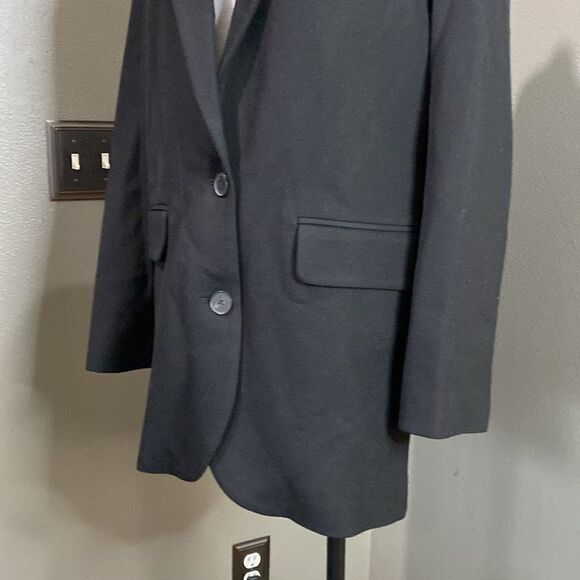 MNG Mango nwt black Blazer Jacket Long oversized - Picture 5 of 16